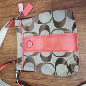 Coach cross body purse